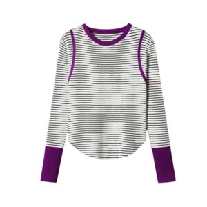 Contrast Striped Long Sleeves